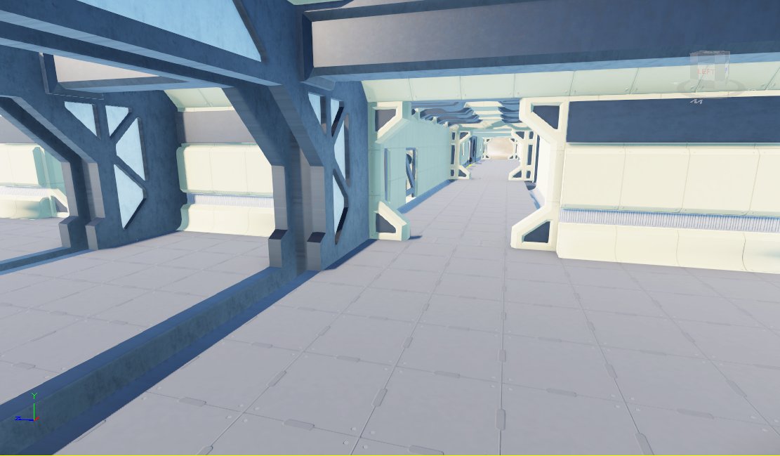 ObsessToDepress's tweet photo. #blocktober recap, day 17 (showcase): 

The main geometries for #Halo's Pillar of Autumn are corridors, so I recreated from scratch all variations found. These are all fully modular and imported (fully playable) into #ArmaReforger.

Please hire me! https://t.co/nbtsVSoJEv