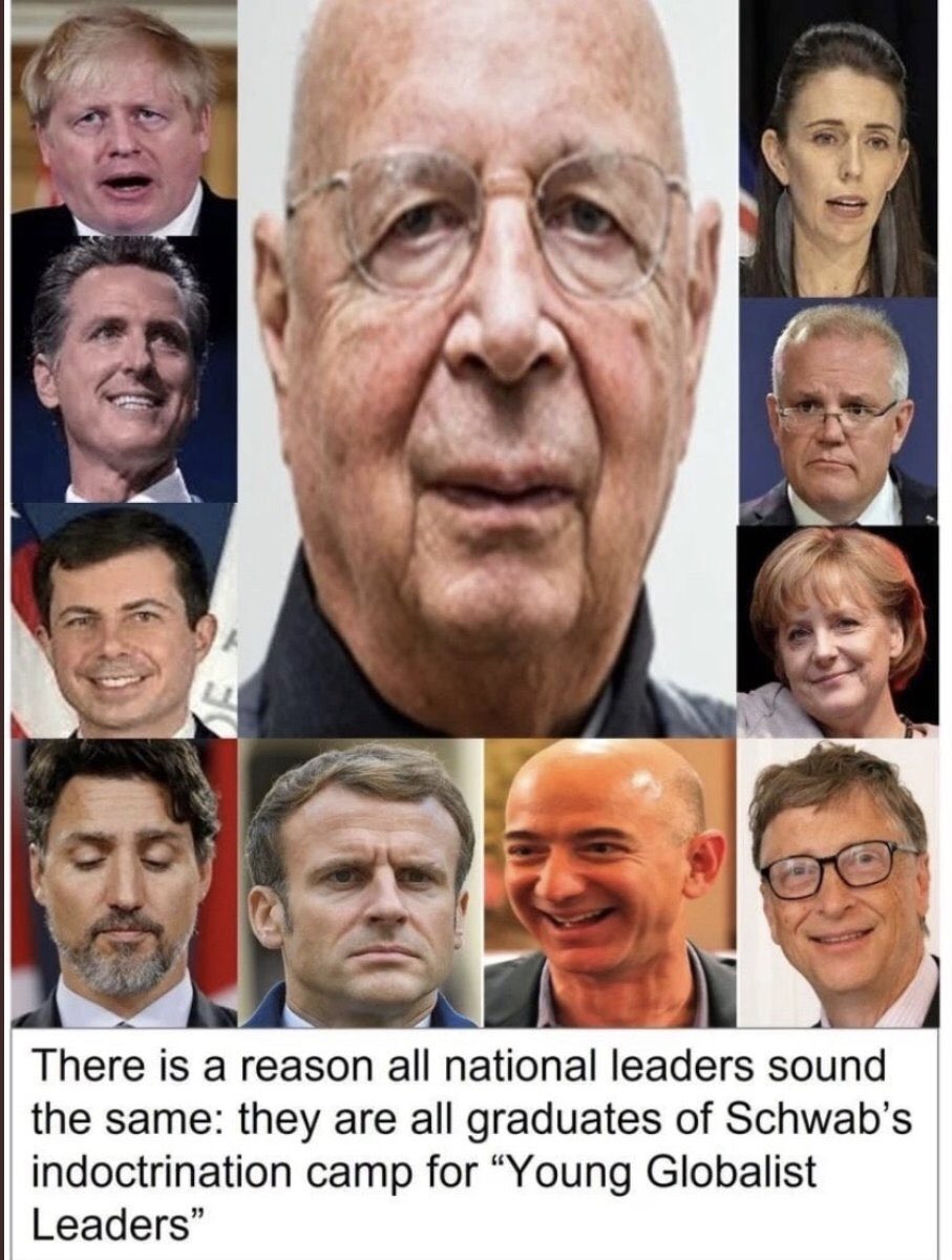 OmShanti1504's tweet photo. @garethicke #DutchGovt are #WEFpuppets just like the majority of the world PUPPET 'leaders' They are ALL just the actors, the gofers of those really in charge of world affairs.
#StopTheWEFnow and their owners/Masters. https://t.co/hqB6Nkrj0v