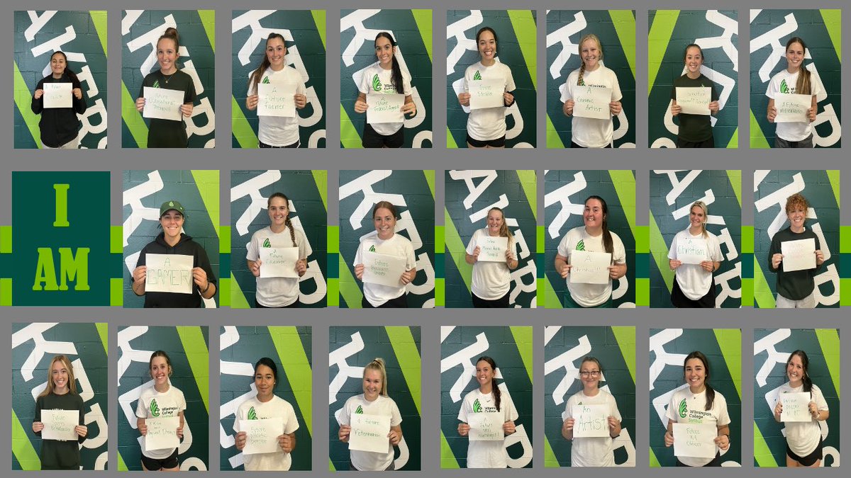 DubC_Softball's tweet photo. Day 1 of NCAA Diversity and Inclusion: Exploring My Identity. We love this group and who they are! 💚🥎 #NCAAInclusion #WeAreDubC https://t.co/fnzRFg5TRF