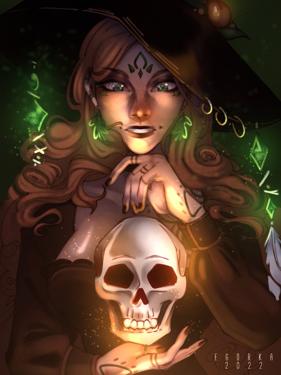 hydognik_Egor's tweet photo. Art for the upcoming Halloween! And there will be a ych on it👀

#art #digital #illustration #ArtistOnTwitter #artwork #witch #Halloween #oc #artist #animegirl https://t.co/BftYBV89GF