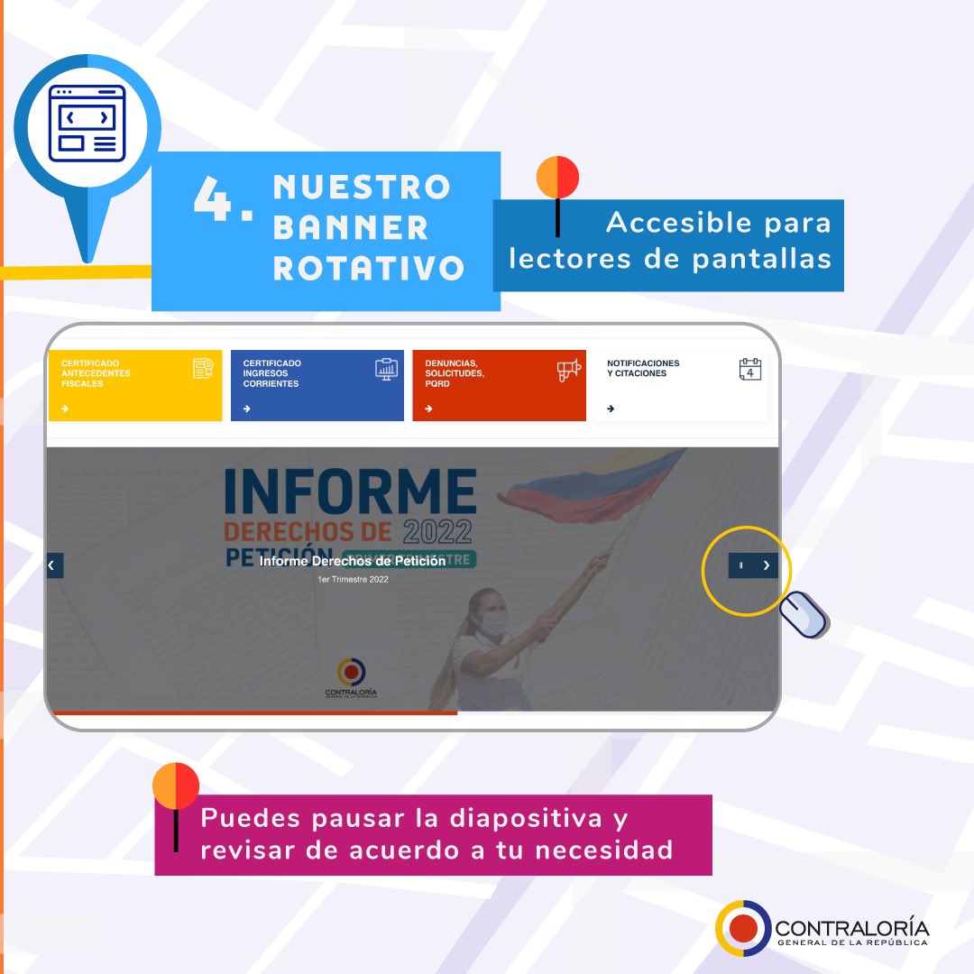 CGR_Colombia's tweet photo. #RutaDelNavegante Aquí te mostramos la manera más rápida y sencilla de consultar en la página web de la Contraloría General de la República. Con más tecnología hacemos #ControlQueTransforma https://t.co/if5SzKeG26