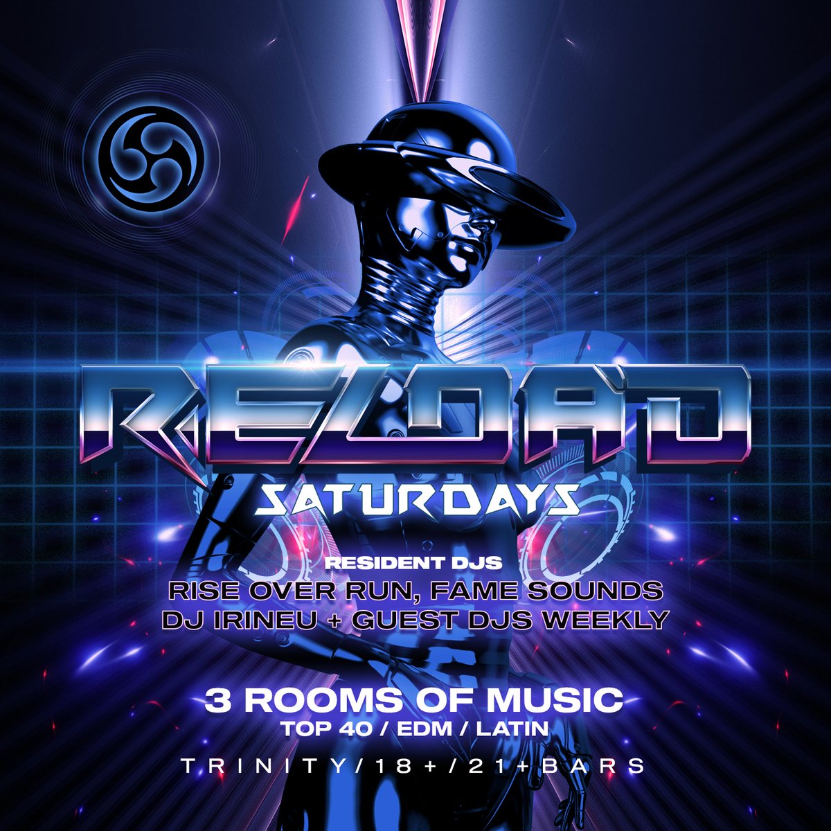🎉 The weekend’s comin’ up so you better get this party starteddd! Here’s what’s headed your way.

10/20 - <a href="/WhiteRabbitGrp/">White Rabbit Group 🐰</a> Presents: <a href="/dirtmonkeymusic/">DIRT MONKEY</a>
10/21 - #MASSIVEFRIDAYS
10/22 - #RELOADSATURDAYS

🎟️ trinitynightclub.com