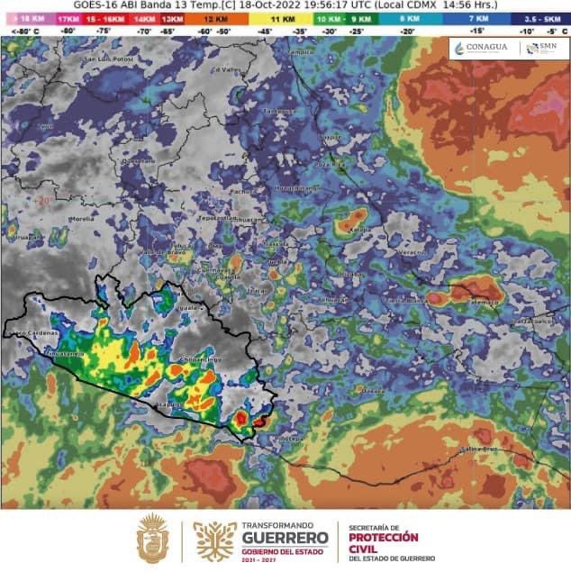 Ante el pronóstico de lluvias fuertes para las próximas horas en #Guerrero, es importante tomar en cuenta las recomendaciones de <a href="/PC_Guerrero/">Secretaría de Gestión Integral de Riesgos y PC-Gro</a>.

Si te encuentras en riesgo llama al 9-1-1 y ubica tu refugio temporal más cercano en caso de ser necesario. 

guerrero.gob.mx/wp-content/upl…