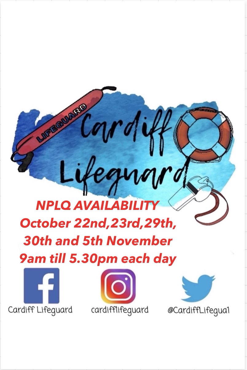 CardiffLifegua1's tweet photo. #lifeguarding #lifeguard #cardiff #students #Jobs #earnextracash #getincontact #lifeskills #firstaid #swimming #swimmingpool #rescue https://t.co/A9qaQVUosh