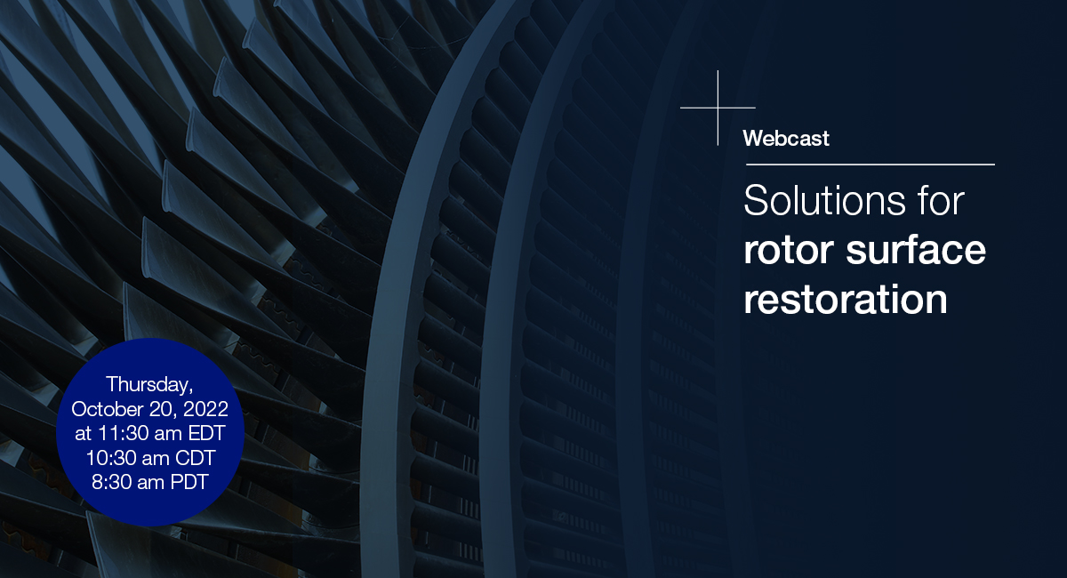 Sulzer (@sulzerltd) on Twitter photo It’s not long until our exclusive <a href="/TMI_Mag/">Turbomachinery</a> #webinar, Solutions for rotor surface restoration! Join us on October 20 at 10:30 AM CDT to learn how #welding, #coating & laser metal deposition for #rotor shaft #repair methods are applied: fal.cn/3sQpP It’s not long until our exclusive <a href="/TMI_Mag/">Turbomachinery</a> #webinar, Solutions for rotor surface restoration! Join us on October 20 at 10:30 AM CDT to learn how #welding, #coating & laser metal deposition for #rotor shaft #repair methods are applied: fal.cn/3sQpP