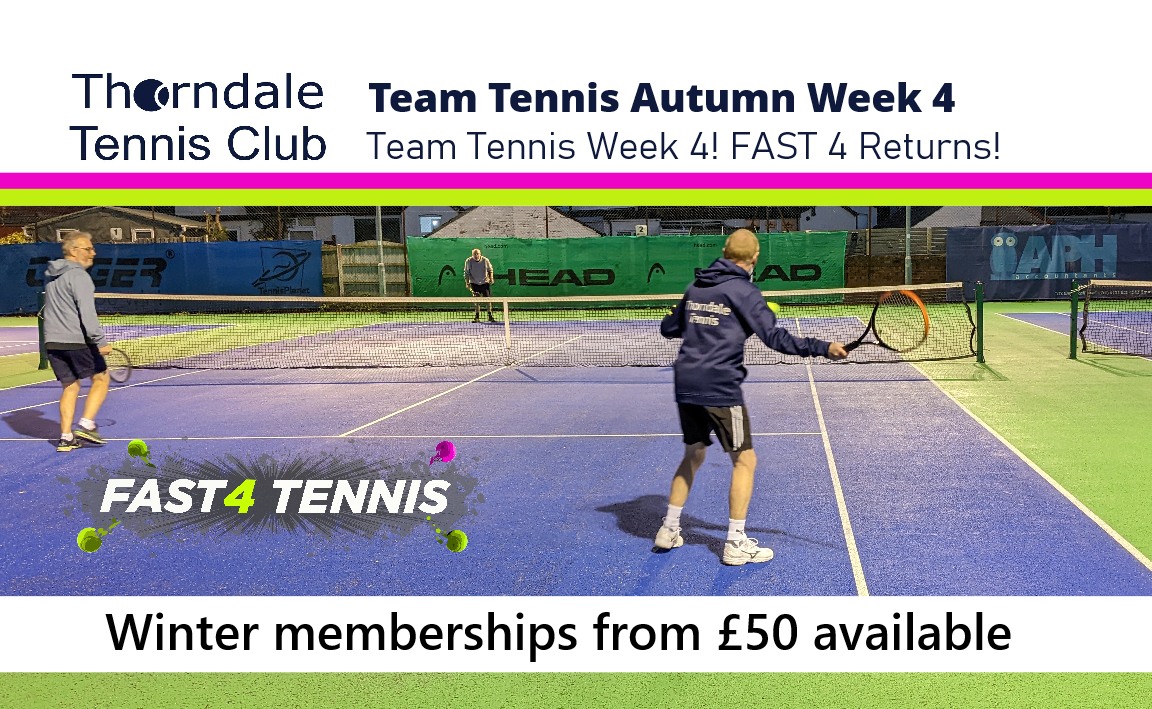 ThorndaleLTC's tweet photo. Tuesday Team Tennis continued tonight with the return of Fast4! 

This fun short tennis format is ideal in the winter for competitive social play! 

#tennis #wallasey #wirral #wallaseytennis #wirraltennis #fast4 #floodlightstennis https://t.co/WPaYSehikp