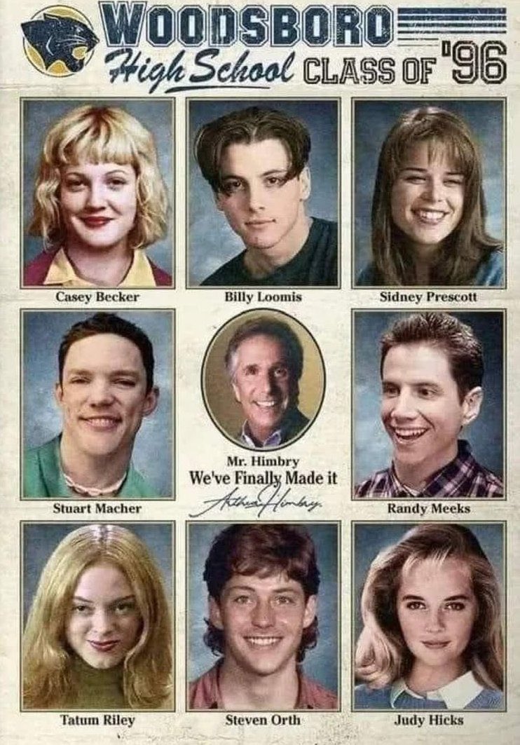 screamsourcee's tweet photo. The Class of '96 🖤 #Scream1996 https://t.co/lvaxtyiKls