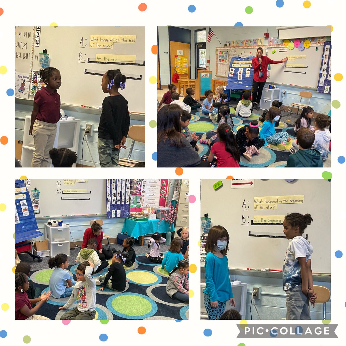 PrincipalJDH's tweet photo. The highlight of my day was seeing Mrs. Pitt being intentional with having her Kindergarten students engage in academic language and partner talk.  From modeling to provide scaffolds each student was set up for success!  #Clear4Takeoff https://t.co/wXm343Kusg