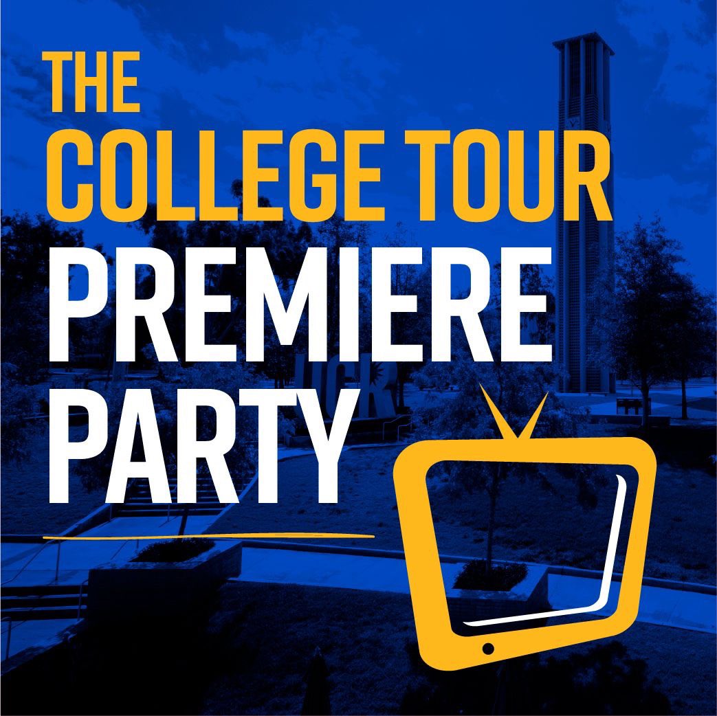 ⭐️You’re invited!⭐️Let’s all watch #UCR’s episode of <a href="/TheCollegeTour/">The College Tour</a> together… Thurs., Oct. 20 at 6p PT at the Alumni &amp; Visitor Center! No RSVP needed! If you can’t make it, join the virtual premiere Fri., Oct. 21 at 6p PT here ➡️ youtu.be/X3sl2rmGmeY