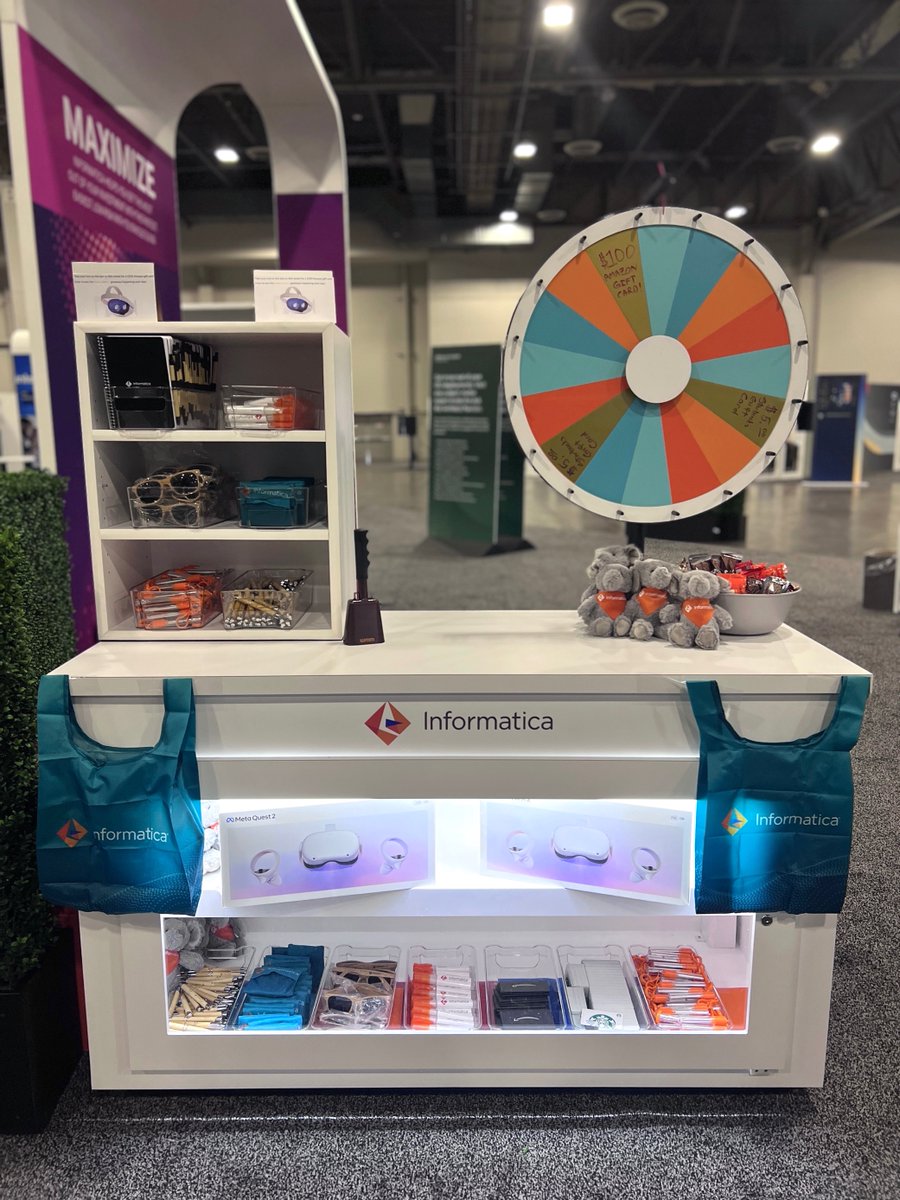 DougLouie's tweet photo. Attending @Oracle #CloudWorld? Stop by the #Informatica booth no. 272 to…
-Grab your free 🐘 plush #AdaLovesData
-Take your turn at the Spin to Win wheel-Enter to win the Oculus giveaway happening each day
We’ll see you there! https://t.co/sbtNFD90fk https://t.co/EXYOg1PDAb