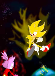 Art by roxthehedgehog found on Deviantart 
#Sonaze