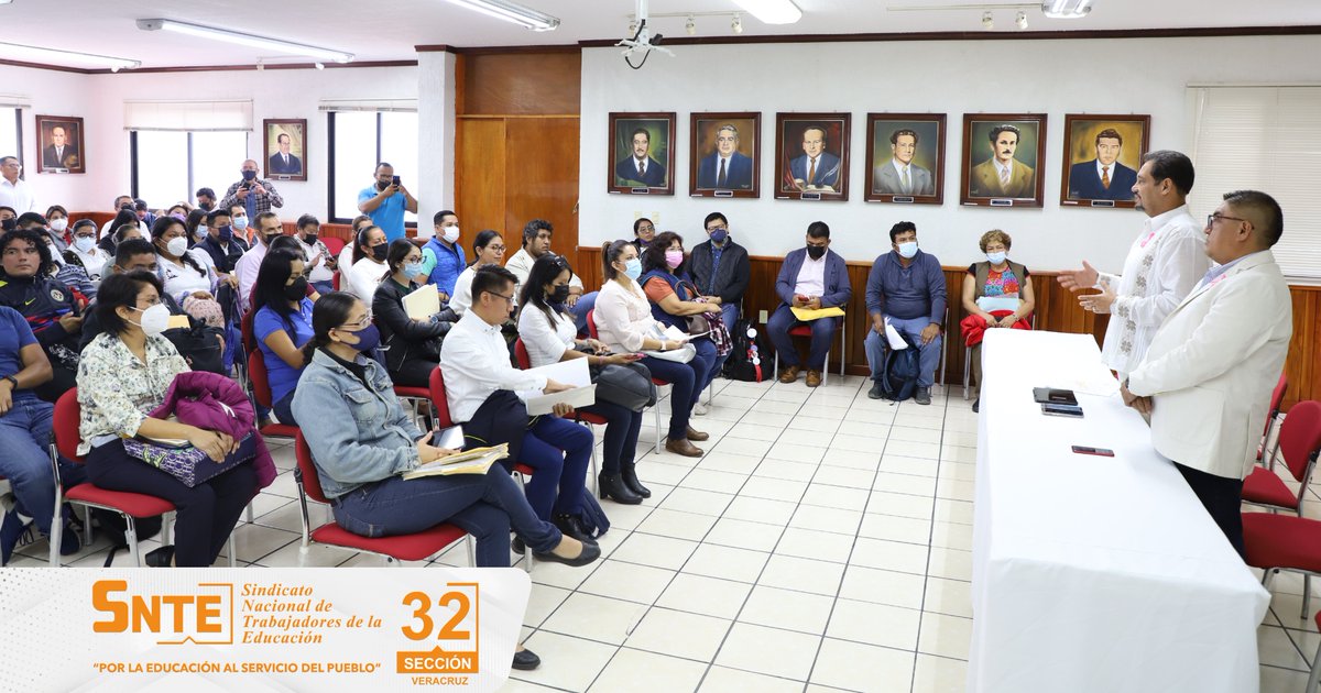 snteseccion32's tweet photo. El día de hoy, recibimos en la casa de todos los maestros de la Sección 32 del SNTE, a compañeros del Nivel Medio Superior de los diferentes subsistemas para escuchar y... https://t.co/x2rbDFCge7

En el #SNTE32 ¡Todos somos Uno y Uno somos Todos! https://t.co/ShK68ss5HR