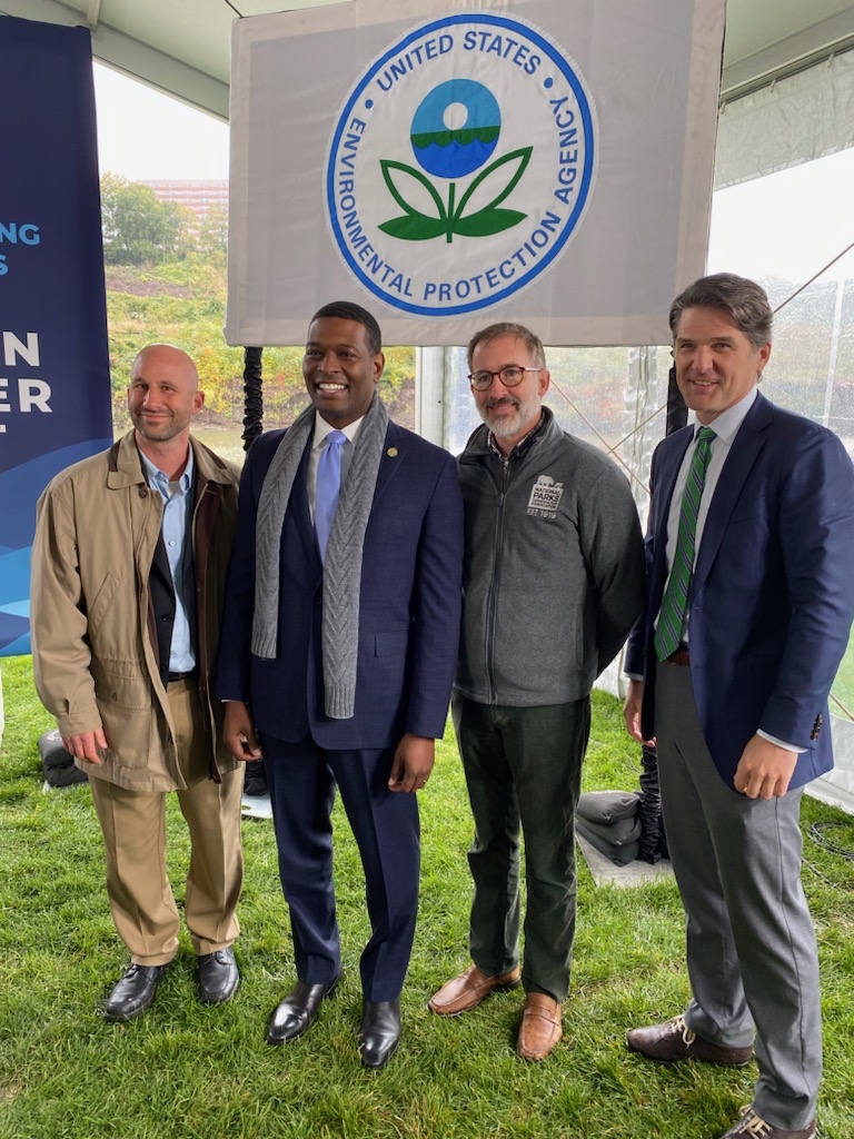 Thank you <a href="/EPAMichaelRegan/">Michael S. Regan</a> for coming to the #GreatLakes &amp; Cleveland &amp; #CuyahogaRiver today to celebrate the 50th anniversary of the Clean Water Act with many many friends of clean water. <a href="/A4GL/">Alliance for the Great Lakes</a> <a href="/HealthyLakes/">Healing Our Waters-Great Lakes Coalition</a> <a href="/EPAwater/">U.S. EPA Water</a> @EPAGreatLakes