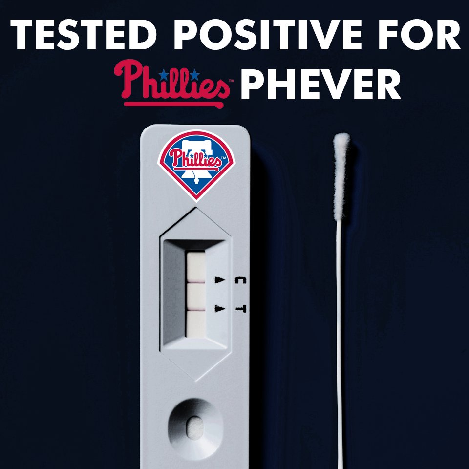 PJsPub's tweet photo. We tested positive for Phillies Phever😎 Join us as we cheer on the @phillies as they face off against the Padres tonight at 8:03! 🍺⚾

#pjsdoesitbetter #gophils #fightinphils #postseason #NCLS #mlb #playoffs #redoctober https://t.co/oJiCuyFmQP