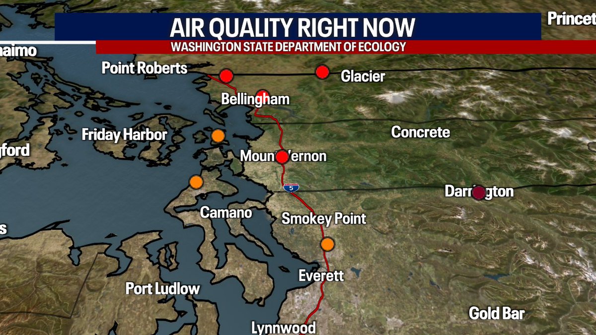 ErinMayovsky's tweet photo. Air quality in the very unhealthy levels now for the #NorthSound #FOX13 https://t.co/lgXukeKY7q