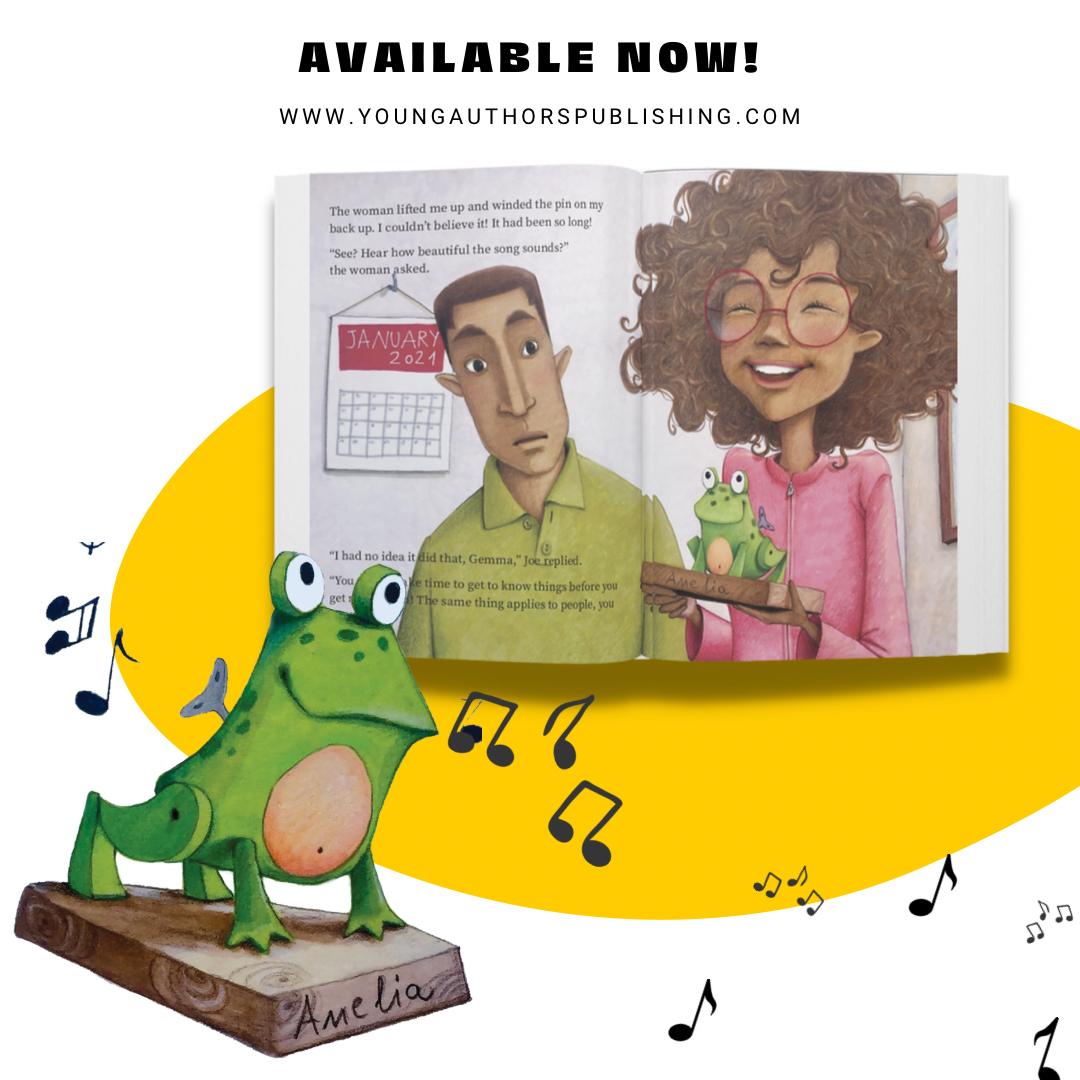 🐸✨🎈What if know one hears me: 
This wooden frog was made to do one very special thing yet being able to do that one thing proves to be much harder than they thought. What will this frog have to go through to showcase this talent?​​​​​​​​
⠀⠀⠀⠀⠀⠀