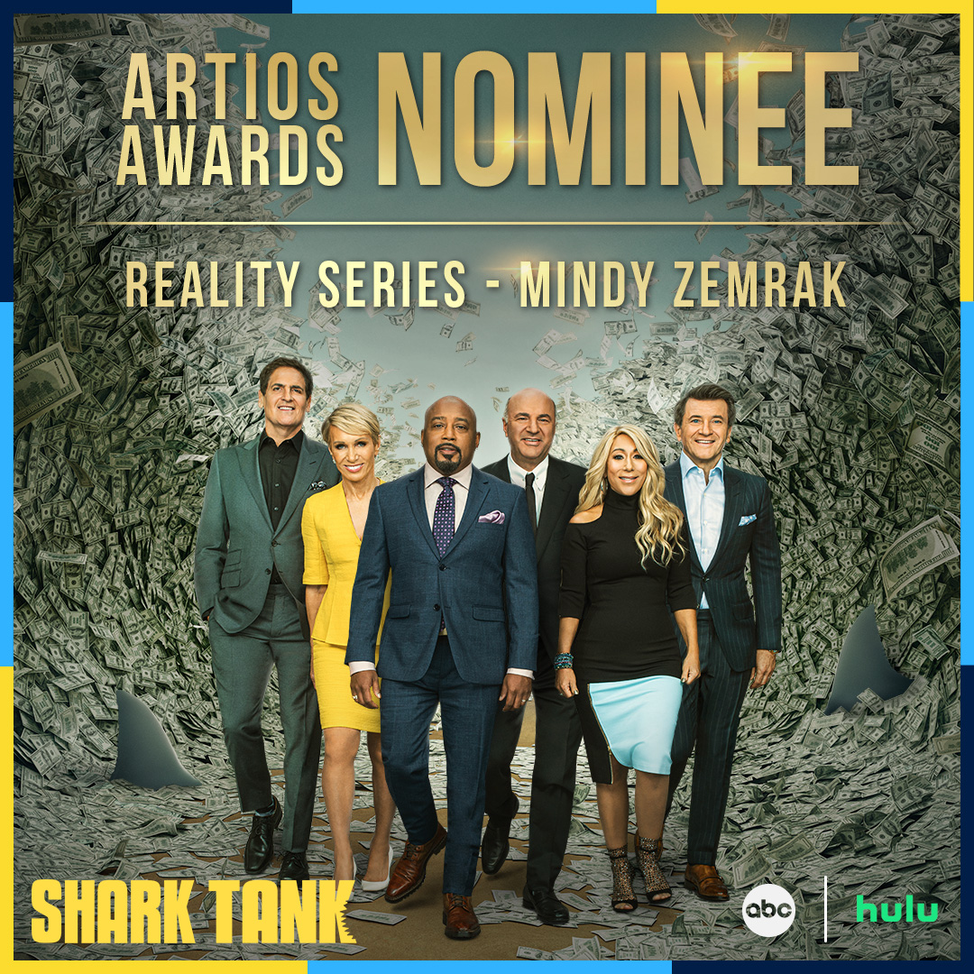 This @csacasting #ArtiosAwards nomination is for one of the most deserving in the biz - @mindycasting! #SharkTank is so grateful for her 14 seasons with us!
