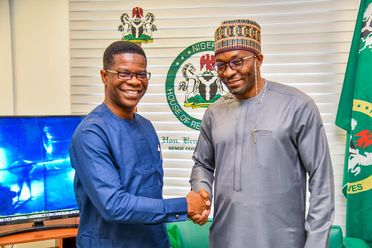 Our new ED/CEO @cegesi, started some of his duties by paying a courtesy call on the Chair of the House Committee on Agricultural Colleges and Institutions, Hon Munir Babba Dan Agundi & also on the Official Spokesperson of the House of Representatives Hon Benjamin Kalu.@FmardNg