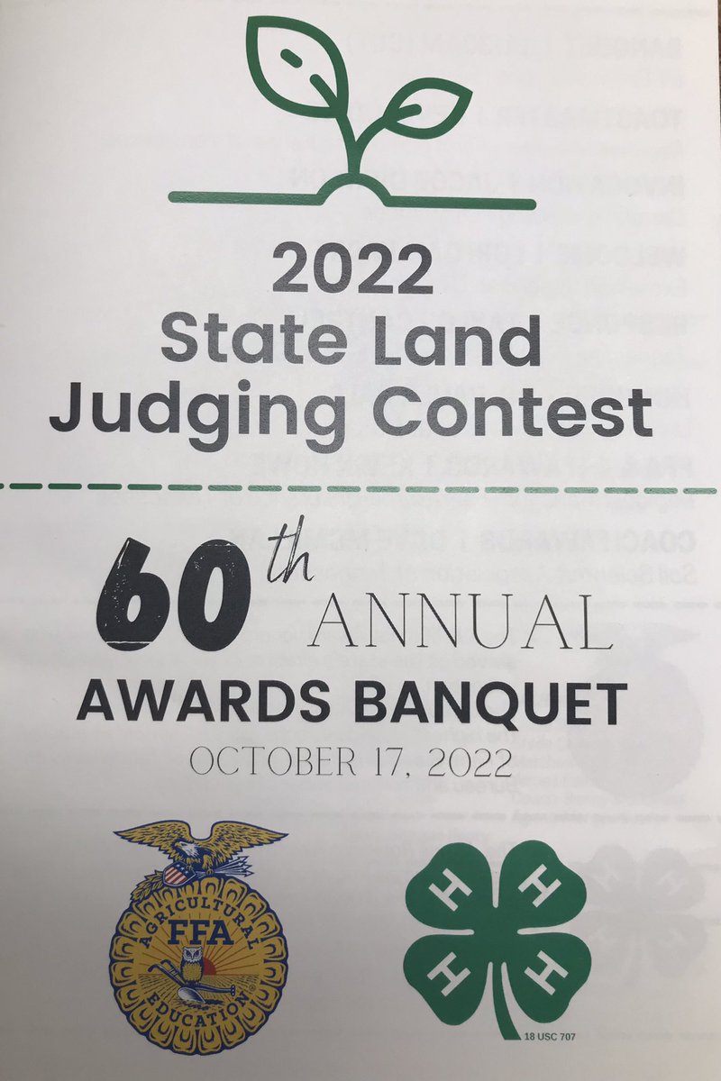 LivingstonFFA's tweet photo. Yesterday, the Livingston FFA Land Judging team of Owen Johnson, Carson White, Emmitt Gunnels, and Elyza Nelson placed 7th out of 12 teams at the State Land Judging CDE held at Lone Oaks Farm in Middleton, TN.  Carson White was the high scorer for LA with 293 points out of 400. https://t.co/Bo2q4kdH7n