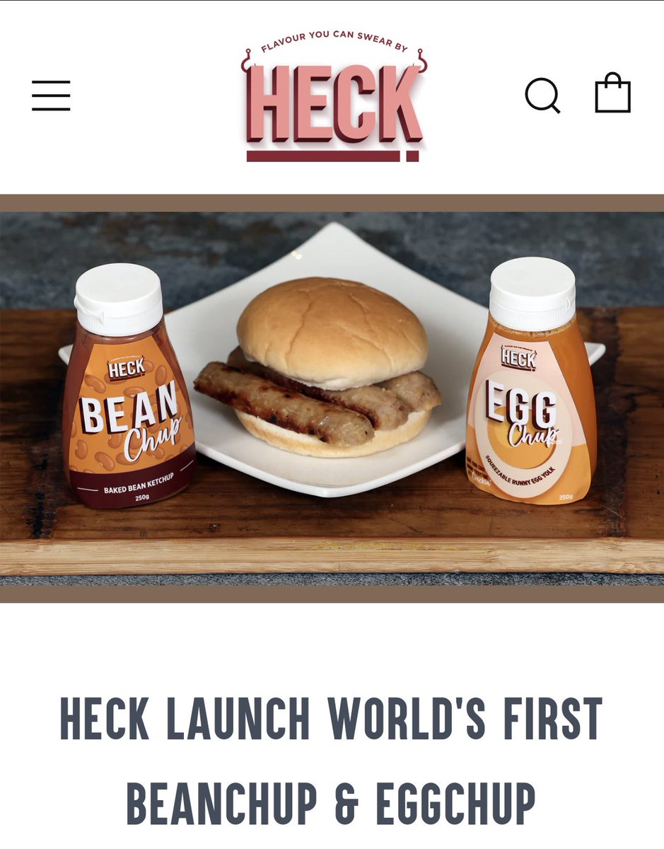 IntegralSimon's tweet image. Eggchup and Beanchup from @HeckFood. Even if they weren’t on my doorstep I’d be buying this.
#ketchup #Marketing
