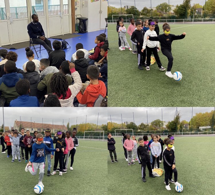 yvanwouandji's tweet photo. Sensibiliser les enfants au handicap, à la discrimination et au racisme, un devoir ✊🏿✊🏻✊
#Cecifoot https://t.co/nLtEZAxYWD
