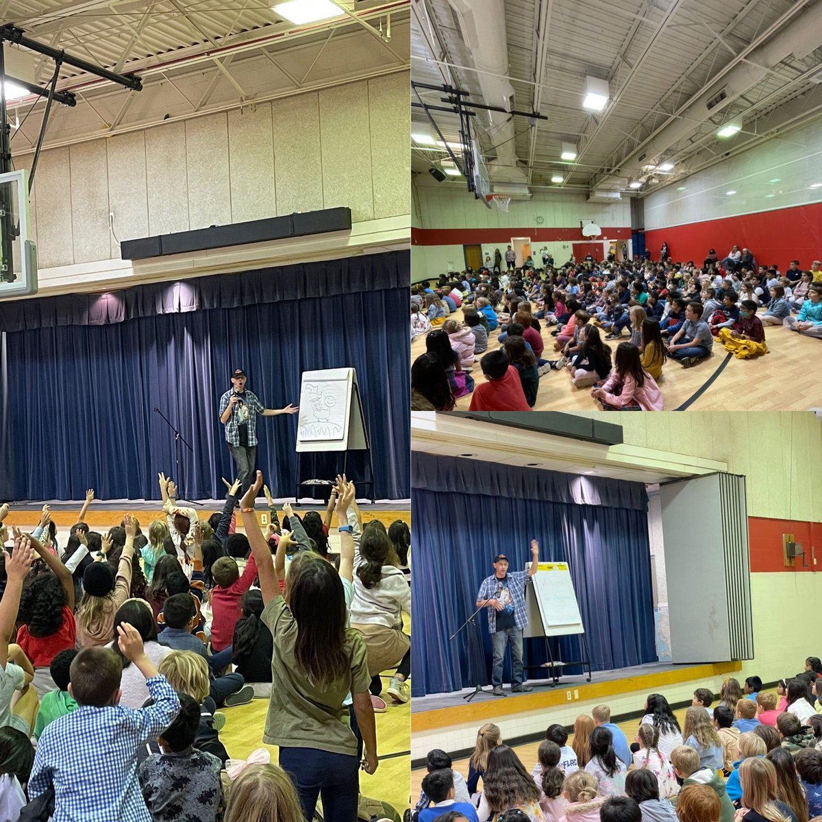 Our third and fourth grade students had such a fun visit from author and illustrator Tom Angleberger today! We helped him think of new book ideas and created a creature for #Inktober Thanks to <a href="/HFBooks/">Hooray for Books!</a> for bringing him here! <a href="/MantuaEs/">Mantua ES</a> <a href="/MantuaPrincipal/">MantuaPrincipal</a> <a href="/FCPS_LIS/">FCPS Library Program</a>