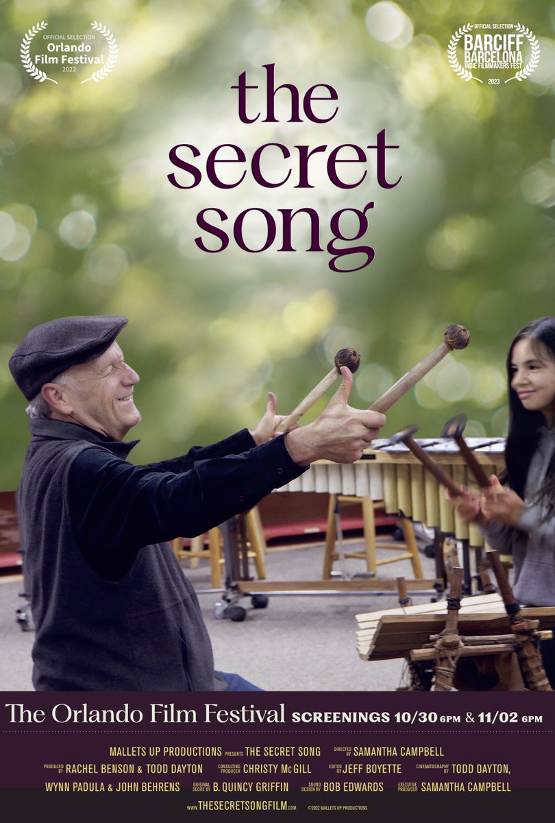 FalloutPictures's tweet image. The Secret Song premieres at @OrlandoFilmFest on 10/30. @SecretSongFilm
