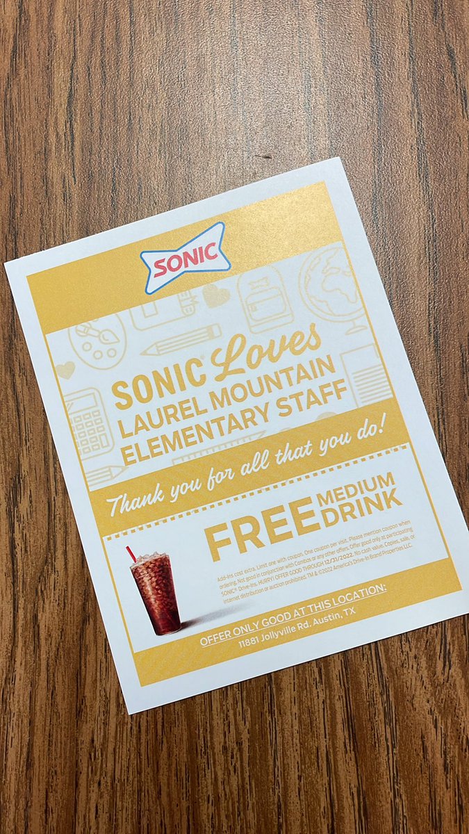 Levitanelephant's tweet photo. Cherry limeades bring me joy! Thanks Sonic!! @ibmarvel @LME_Lions #LMEjoy https://t.co/acEB2ckFuS