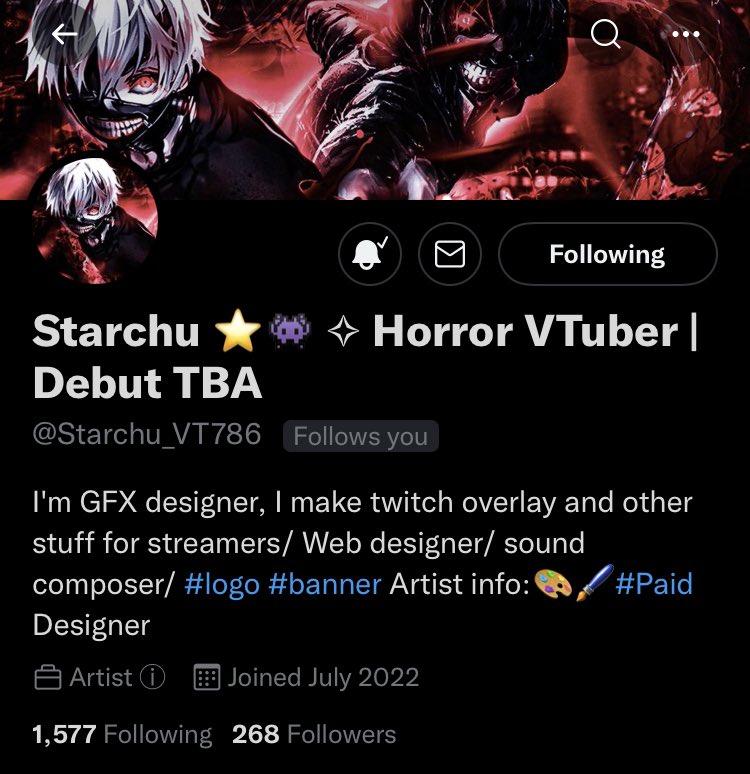 travtube2006's tweet photo. Guys if you want a new graphic design for your streaming, I highly suggest that you go follow @Starchu_VT786 https://t.co/kLv58vg9cx