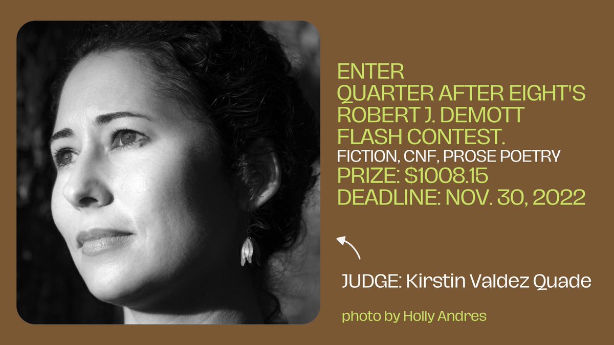 qaejournal's tweet photo. Claire Robbins’ piece, a finalist in the Robert J. DeMott Short Prose contest. We are accepting contest subs now! #flashcontest https://t.co/SbJzpXNOMX #amsubmitting https://t.co/OB3qszOVvi