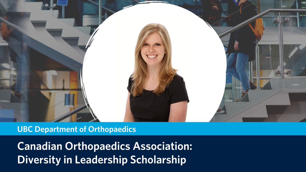 We are proud to announce that #UBC #Orthopaedics Resident Dr. Mikaela Peters was awarded the 2022 COA <a href="/CdnOrthoAssoc/">Canadian Orthopaedic Association</a> #Diversity in #Leadership Scholarship! The scholarship promotes access to opportunities supporting underrepresented groups in the Canadian orthopaedic community.