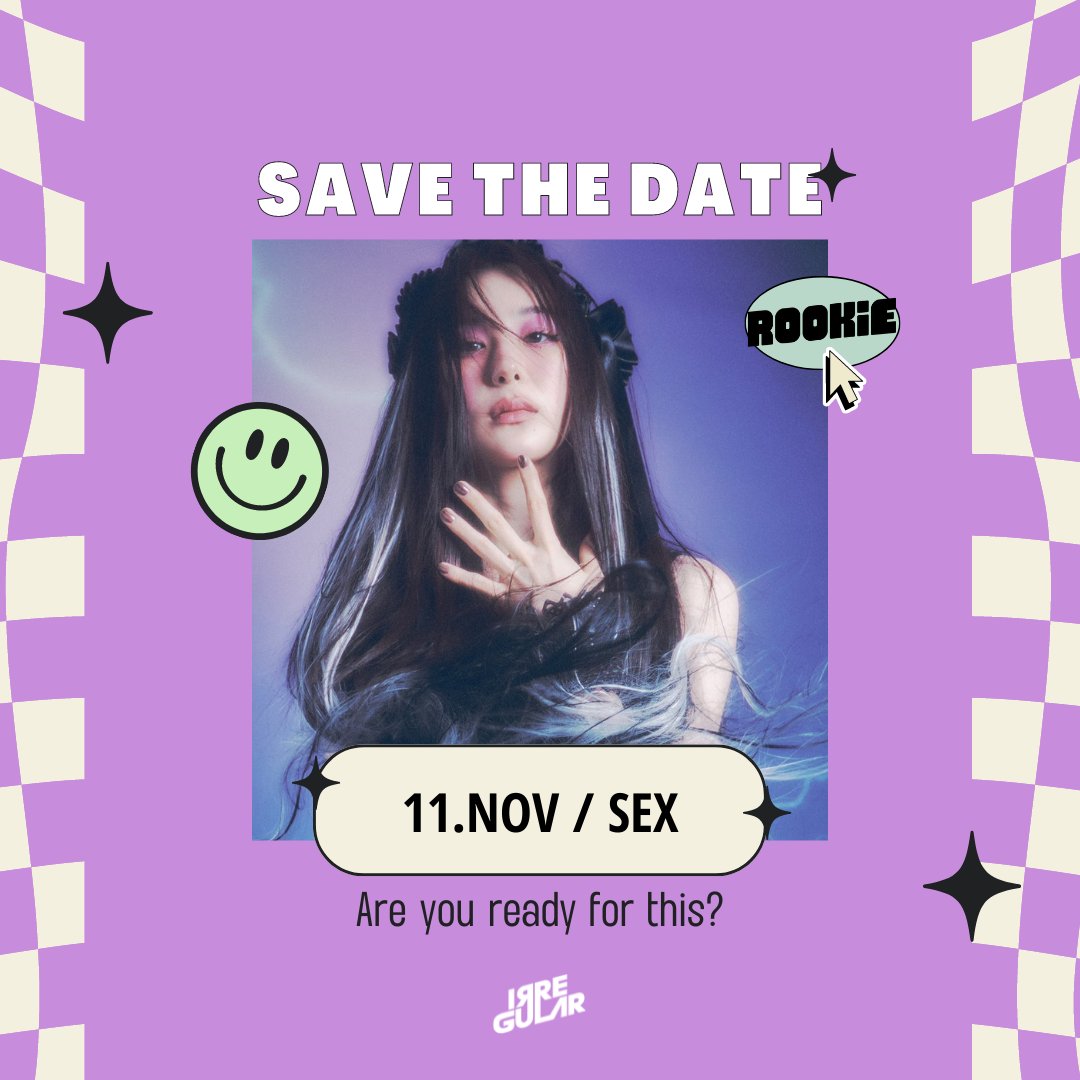 rookie_sp's tweet photo. PREPARADOS? Já deixa sua agenda vazia pro dia 11 pois o hot debut da Rookie está vindo aí, mais informações em breve 🫰💜
#kpop #baladasp #kpoperbr #baladakpop #sp #balada #kpopbrasil #festakpop #festasp #leechayeon https://t.co/BDh8ovl8NX