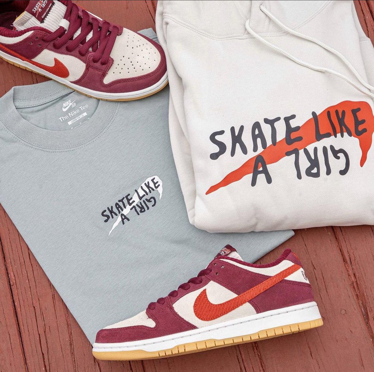 What do you do when the world won’t listen? For the founders of Skate Like a Girl, a female-founded nonprofit based in the Pacific Northwest, you squad up and make some noise. @skatelikeagirl 🧵⬇️ #skateboarding #nikesb #sneakerhead