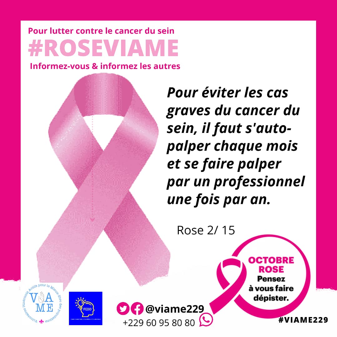 IgnaceDah's tweet photo. #CancerDuSein : Comment éviter un cas graves de cancer du sein ?

#RoseViaMe 🌹N° 2 :
👆🏽👇🏽
https://t.co/jIuXC8JAuV https://t.co/OttUur95W3