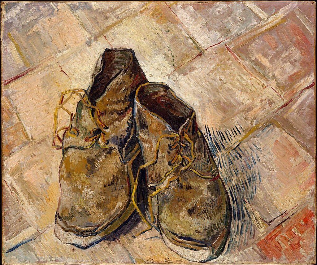 Shoes,  1888  
Vincent van Gogh  ( 1853 - 1890 )