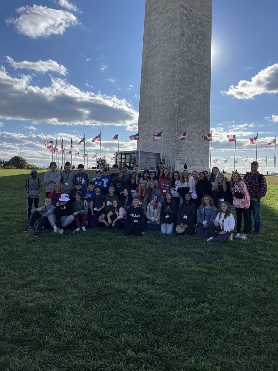 wilch_beth's tweet photo. Awesome group of students, we have done a scavenger hunt at each place we visit! The competition is getting real! #KMSDC22 #bus4fun @KarrerMS https://t.co/ZMRRu6uXOF