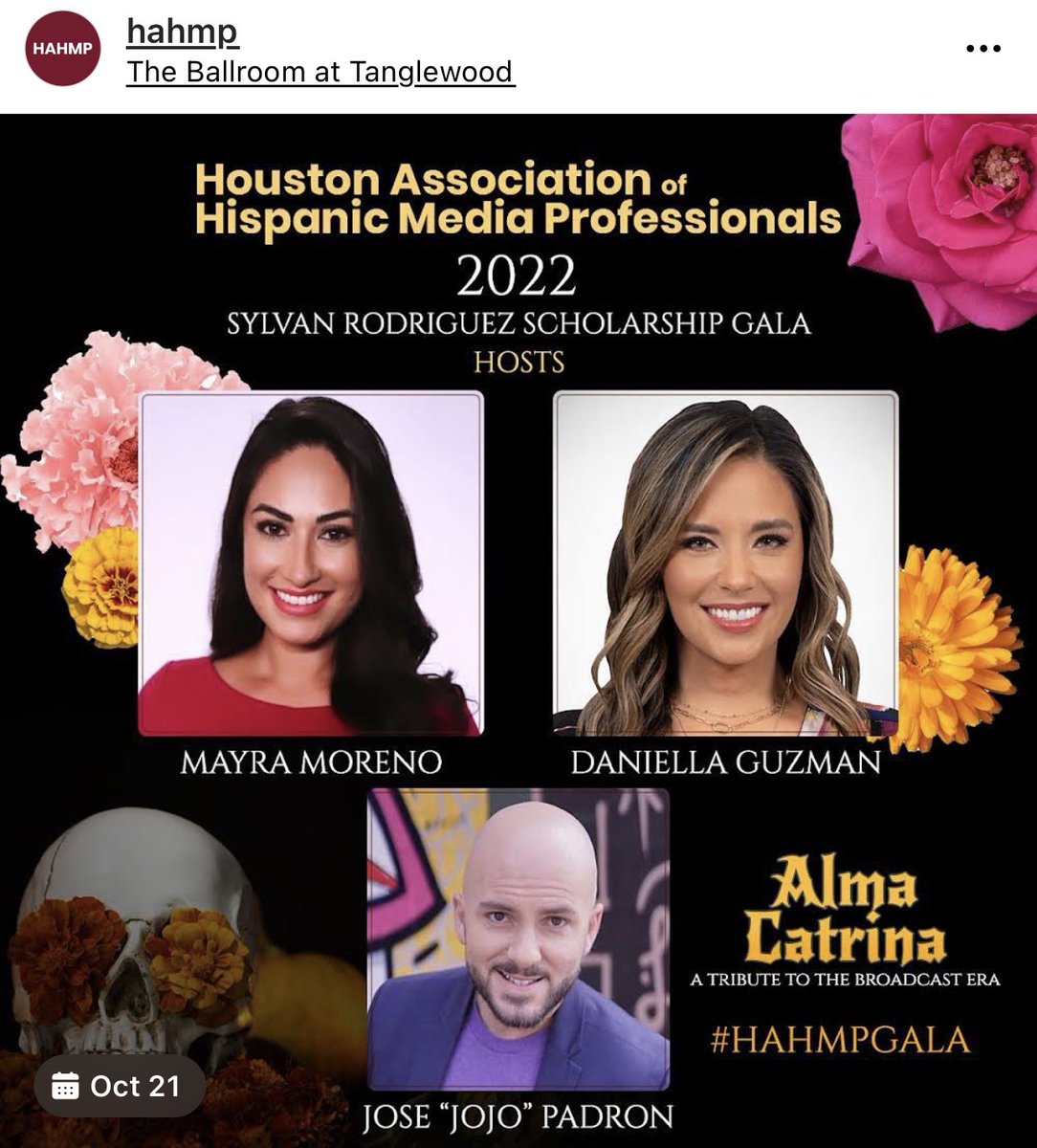 MayraABC13's tweet photo. I was a past recipient of #HAHMP when I was an undergrad at @UHouston … I still remember that day.. @JohnQABC was the keynote speaker…honored to return as co-emcee this Friday! https://t.co/4Y0nEQUu6v