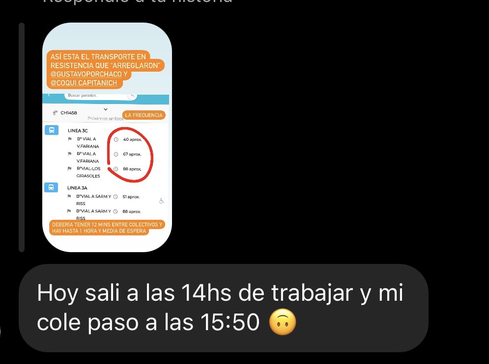 Hace 2 semanas anunciaron con bombos y platillos que resolvieron el problema del transporte público. 15 días pasaron y la frecuencia de los colectivos es de más de 1 hora en un montón de lugares cuando debería ser 12’. Cómo siempre, mucha cáscara y anuncio, poco contenido