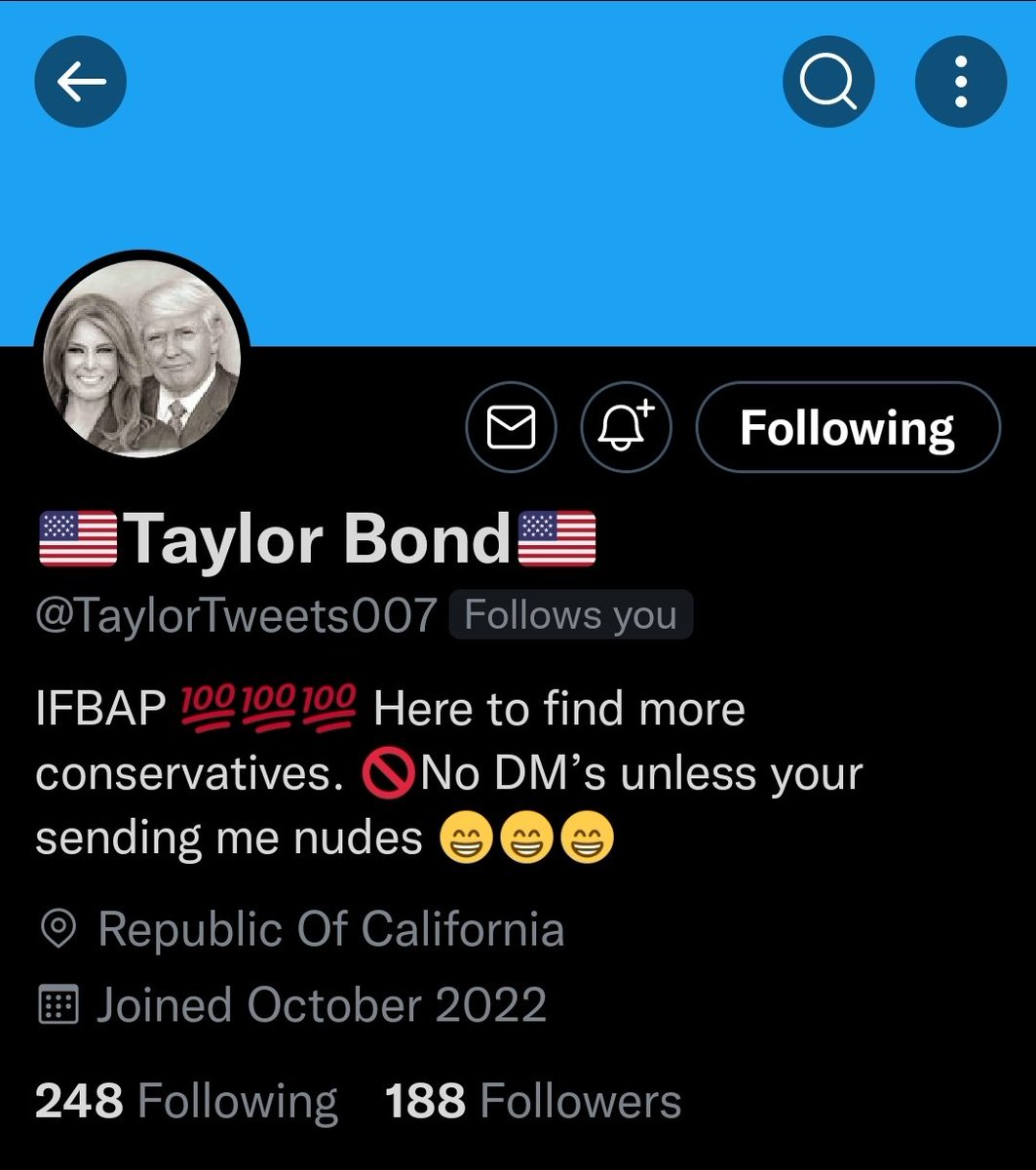 😇🪽BadGirl🦩🦩 (@bghatestrains13) on Twitter photo Good evening Fam 🥰
Please give this Patriot a follow
👇💫👇🇺🇸👇💫👇🇺🇸👇💫👇
🇺🇸🇺🇸<a href="/TaylorTweets007/">🇺🇸Taylor Bond🇺🇸</a> 🇺🇸🇺🇸 Good evening Fam 🥰
Please give this Patriot a follow
👇💫👇🇺🇸👇💫👇🇺🇸👇💫👇
🇺🇸🇺🇸<a href="/TaylorTweets007/">🇺🇸Taylor Bond🇺🇸</a> 🇺🇸🇺🇸