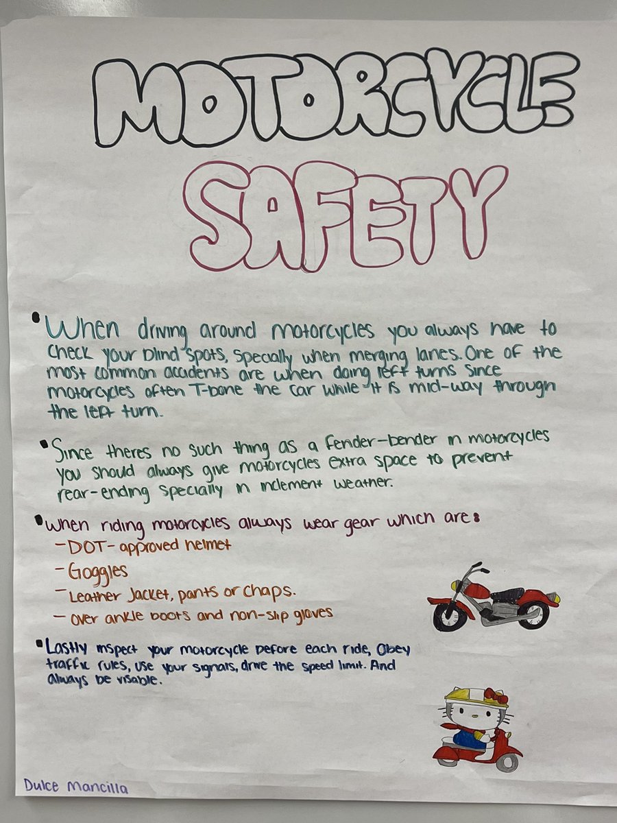CoachBriski's tweet photo. My first year teaching drivers ed!! Here are a few of the many group projects for an informational poster on an assigned dred topic.
My students are quite the artists! A couple of great students from @CarlSchurzHS also contributed to one of these great posters!
#foremanpride https://t.co/6BGivrInU5