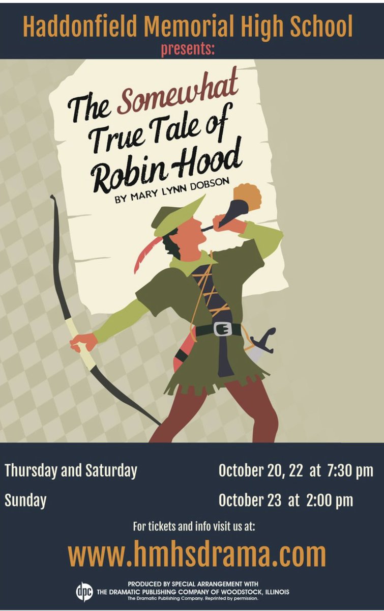 Come see our talented HMHS students in action! Opening night is this Thursday! Break a leg <a href="/HMHSDrama/">HMHS Drama Club</a>