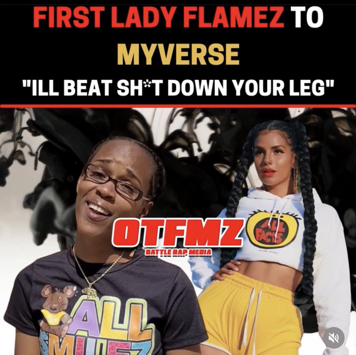MyVerse's tweet photo. You can’t talk like this in the culture and not back it up 😏 There’s 2 URL events in December @FirstladyFlamez what you wanna do stink? https://t.co/bTe7MXiWpB