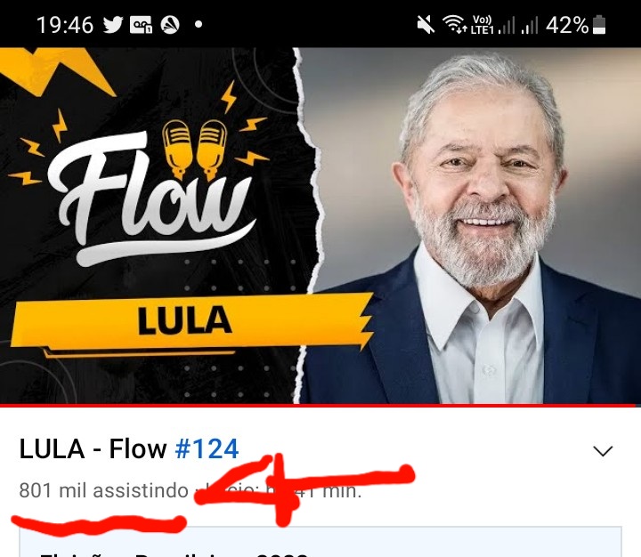 Galera que está assistindo nos canais progressistas, pula pra ver LULA no #LulaNoFlow
VAMOS BATER 1 MILHÃO.

youtu.be/OAu9KJFbMhU