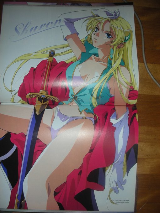 別に突然でもないけどエルフの18禁ゲーム&OVAワーズワースに登場する金髪の女剣士シャロンが好きです。もう20年以上絵を描いてますがこれからもずっと描き続けられたら良いですね～。浮気はしないよ!#みんなも貼ろう突然の推し 