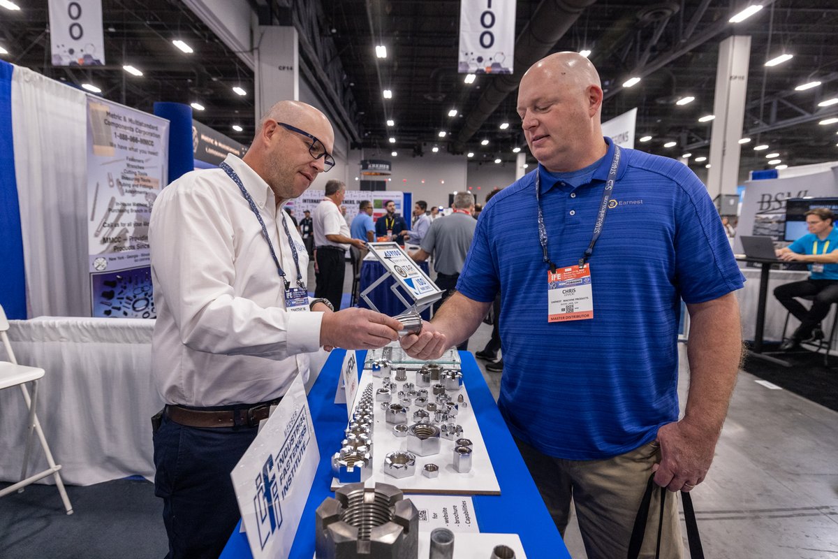 FastenerShow's tweet image. Expo floor closes at 4pm! What products or exhibitors have impressed you today at #IFE2022?
