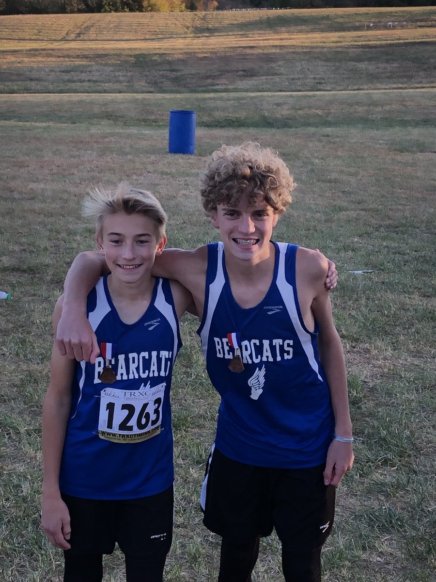 TandersonHHS's tweet photo. Congrats to Nathan Menke and Ryker Ash for medaling at today’s Four Rivers Conference Meet. https://t.co/5b7OWbtHa7
