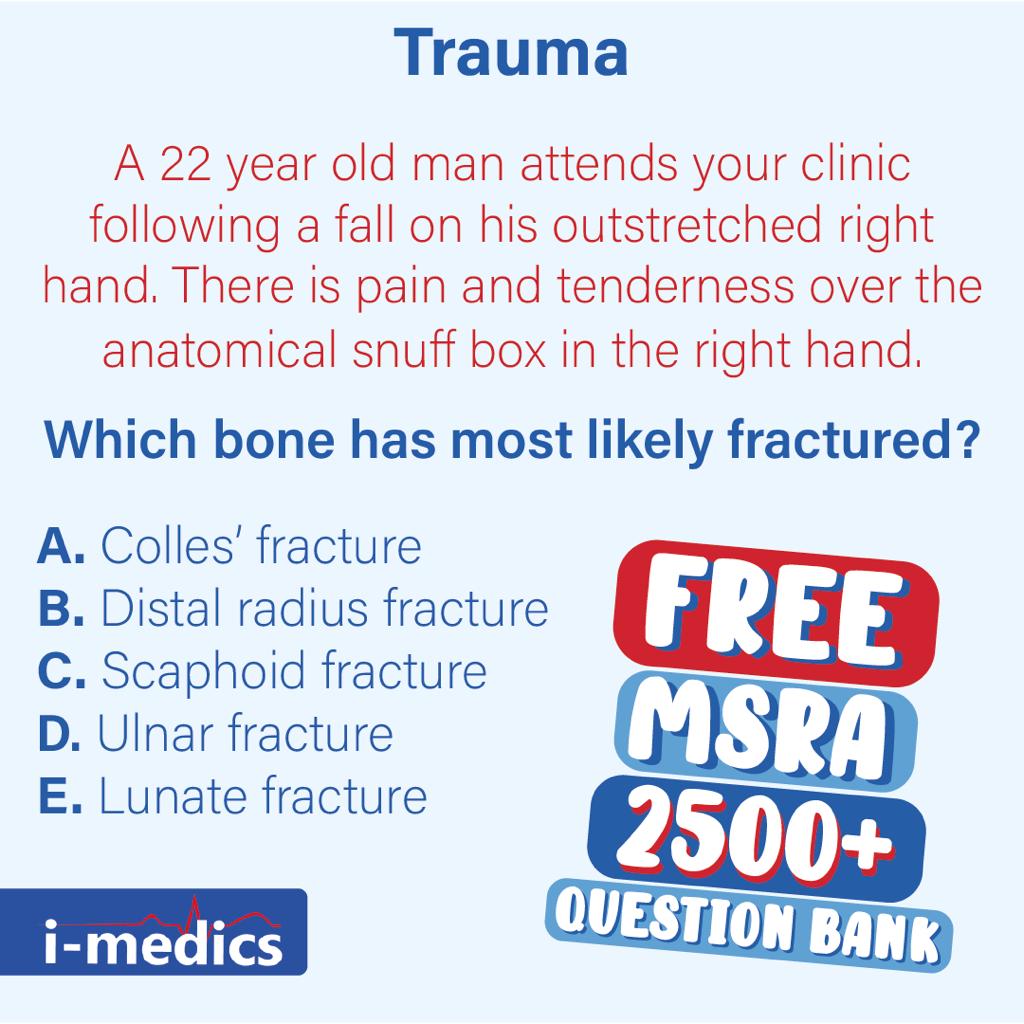 inspire_medics's tweet photo. ✅ FREE medical questions
✅ Comment your answers below!
✅ Don't forget to like, save and share!

🌐 https://t.co/665BV2gvRu

#doctor #juniordoctor #revison #medstudy #doctors #medstudygram #mednotes #plab1 #medstudent #medicine #healthcare #premed #exam #mrcp #msra #akt #mrcgp https://t.co/IVtUT9dPWz