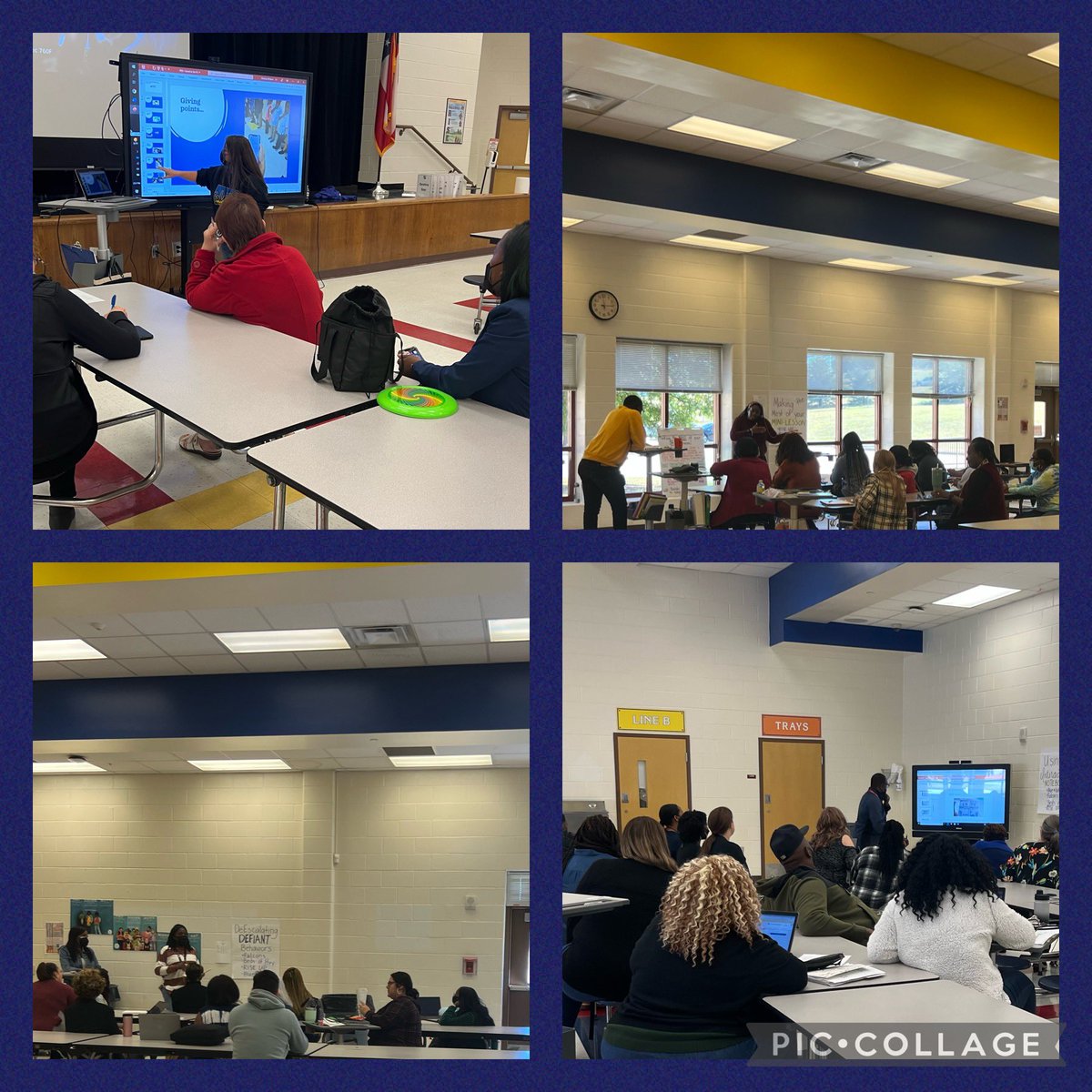 PrincipalCJHES's tweet photo. @CJHicksElem The CJH “Speed PD”sessions were quick and informative. Kudos to our teacher leaders who facilitated each session! https://t.co/9wYoJXJ0Sw