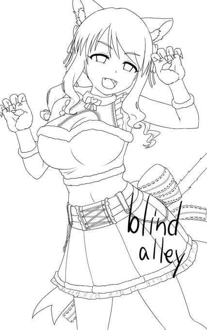 wip久々に衣装ちゃんと細部まで描いてるつかれた 