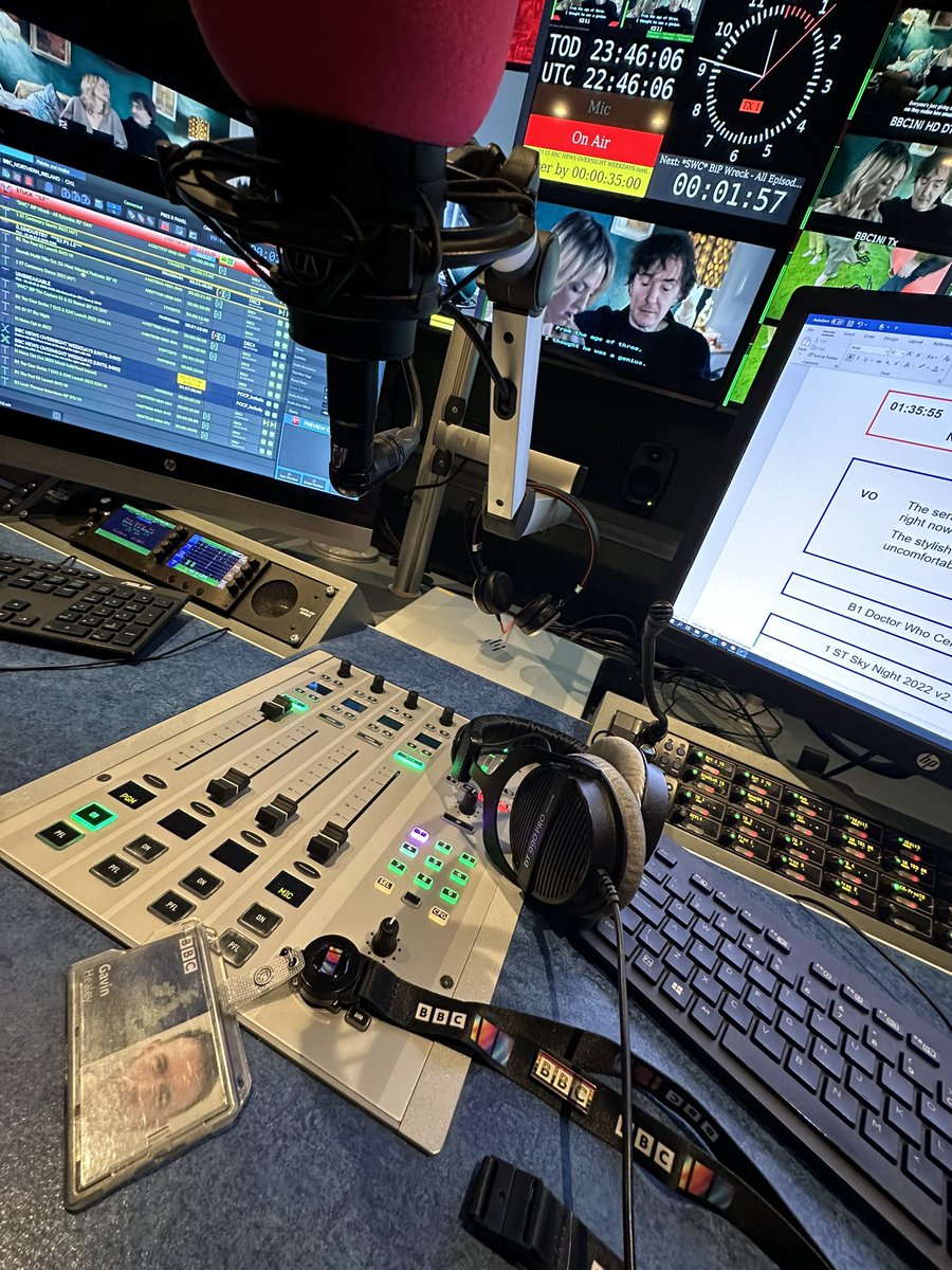 GavNI's tweet photo. Proud to be working for a fantastic broadcaster on its 100th birthday alongside a creative, talented and dedicated team. #BBC100 https://t.co/rFfdp3OHzN